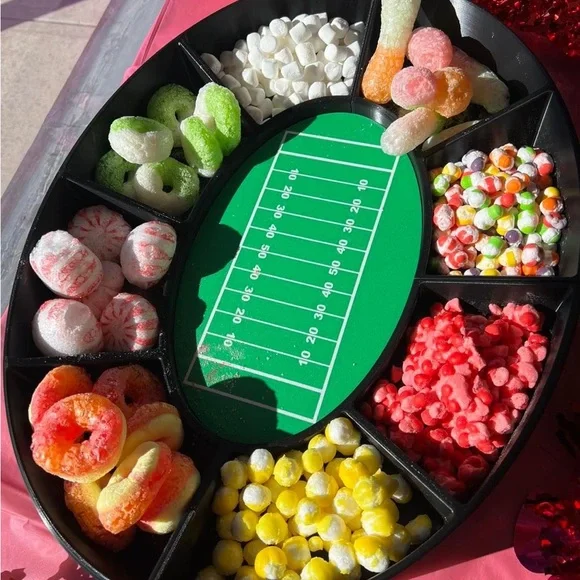 Themed NFL Football Party Platter Snack Trays